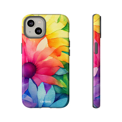 Vibrant Floral Symphony - iPhone Case