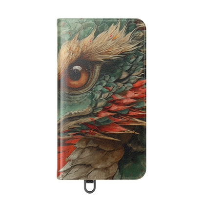 Drakenblik Crimson - Samsung S24 Case - Portemonnee