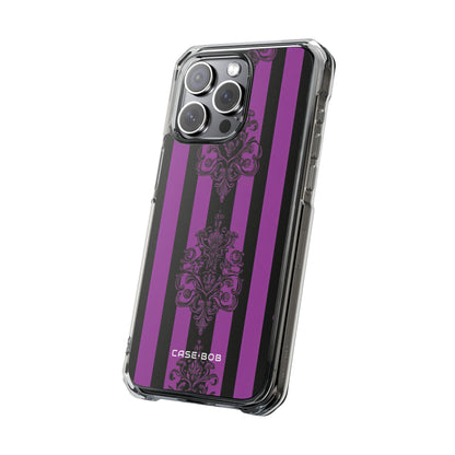 Damask Elegance Purple iPhone 15 Pro Max Case - Impact