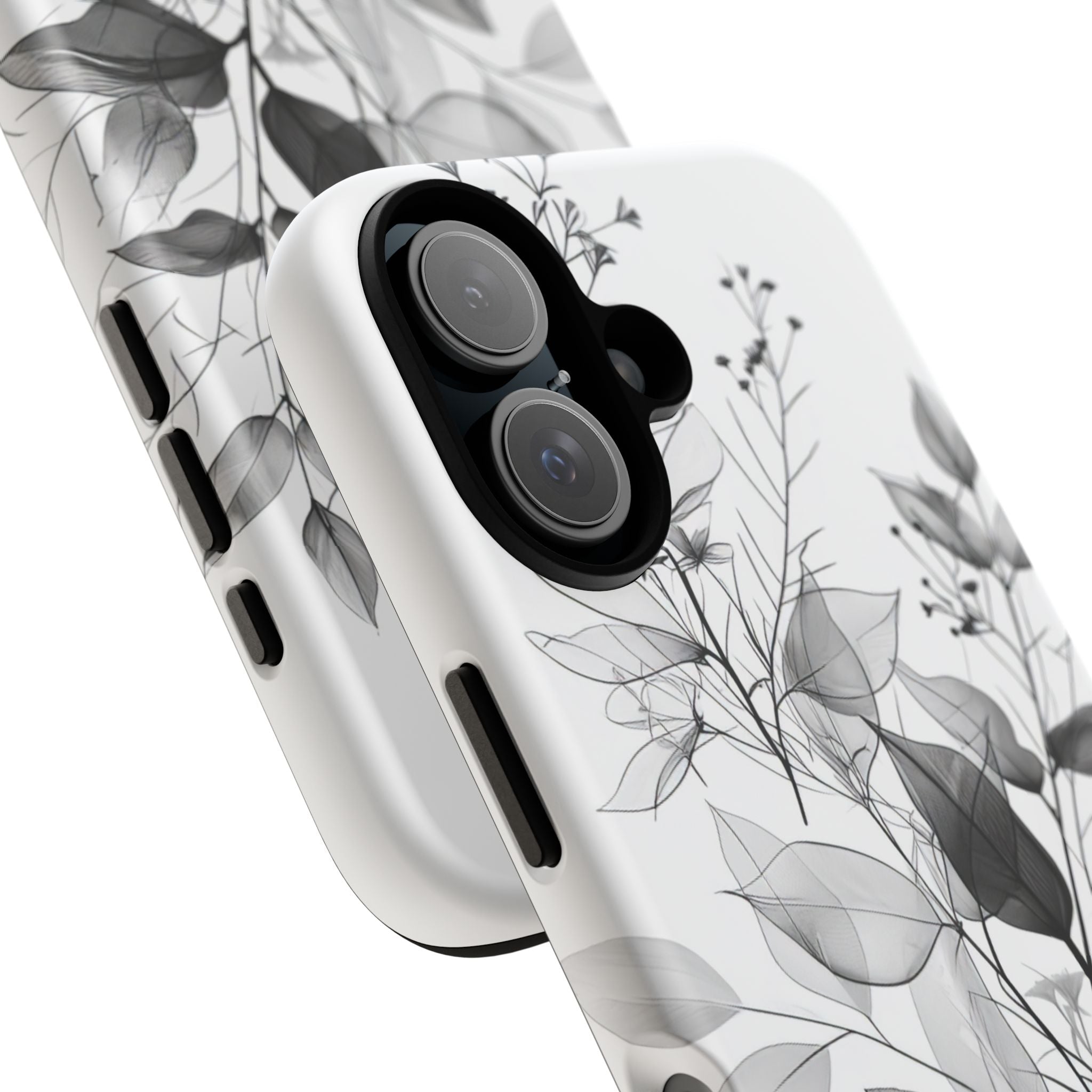 Botanical Elegance in Monochrome - for iPhone 16