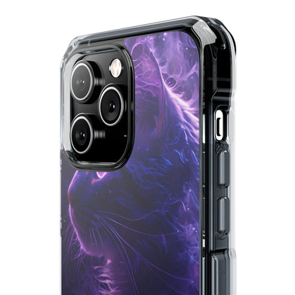 Mystical Starlit Cat iPhone Case - Impact