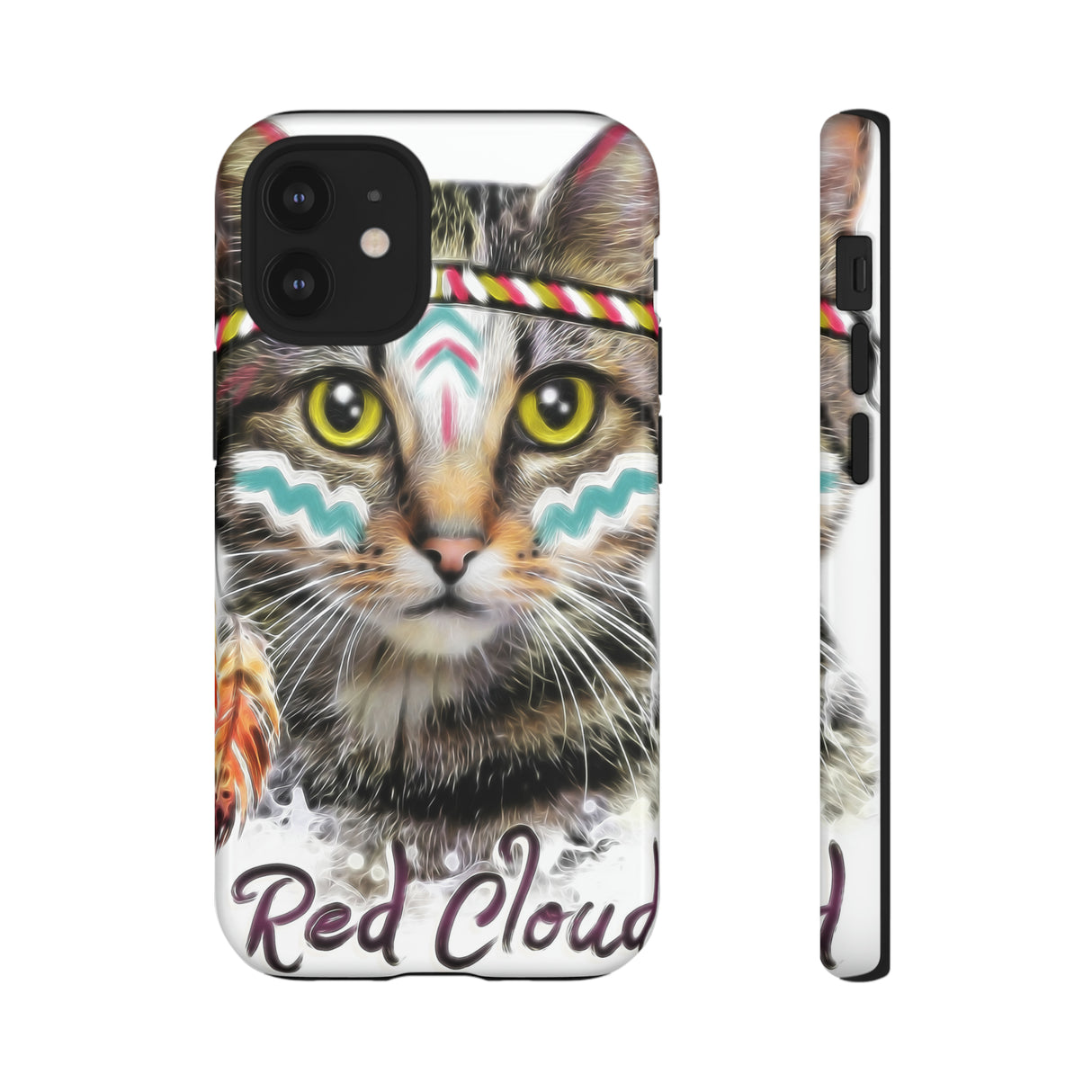 Red Cloud Cat - Protective Phone Case