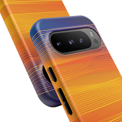 Vibrant Gradient Waves Google Pixel 9 - Tough Phone Case