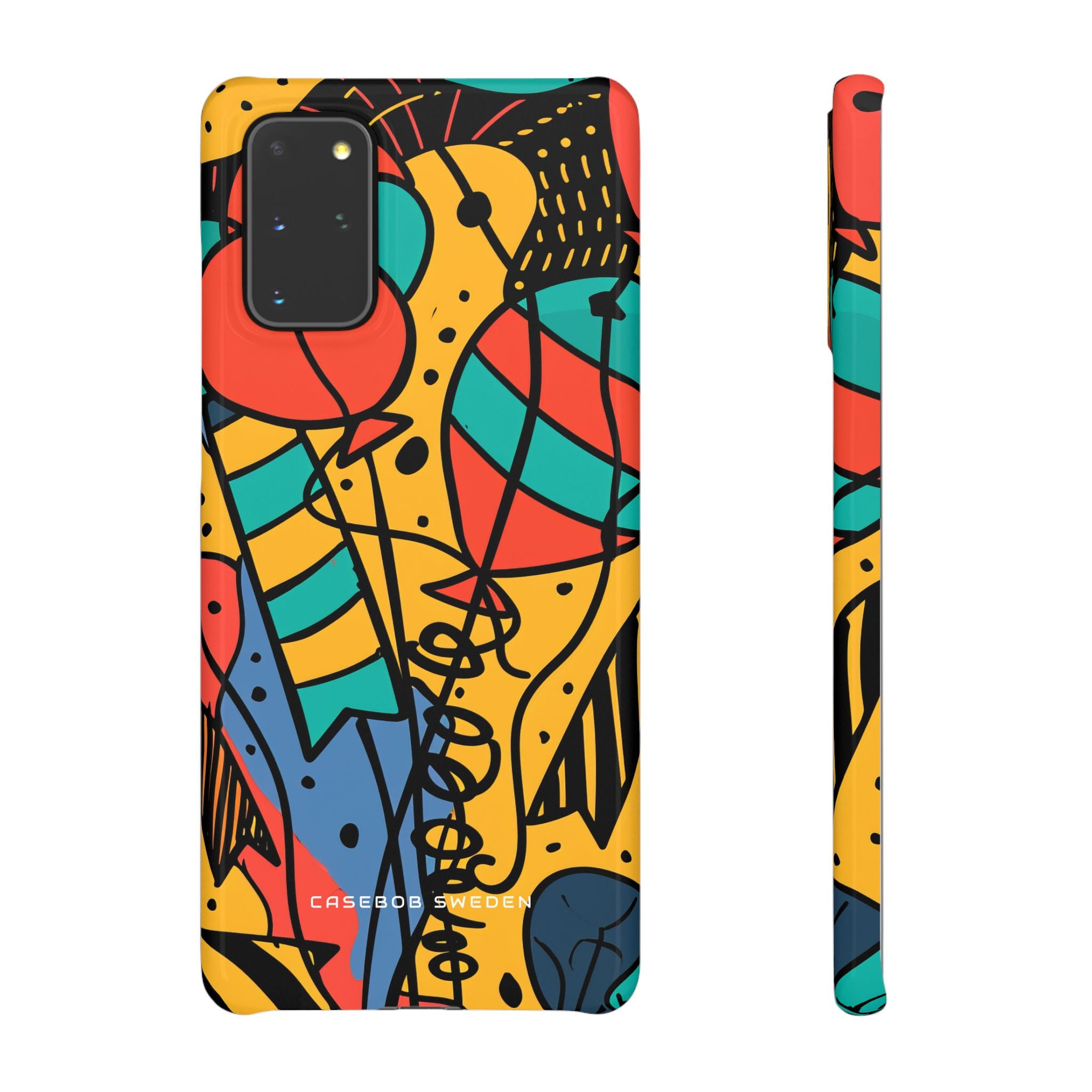 Playful Lines in Motion Samsung S20 - Slim Phone Case