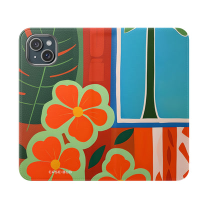 Orange Blossom Mosaic - iPhone 15 Plus Cover - Pung