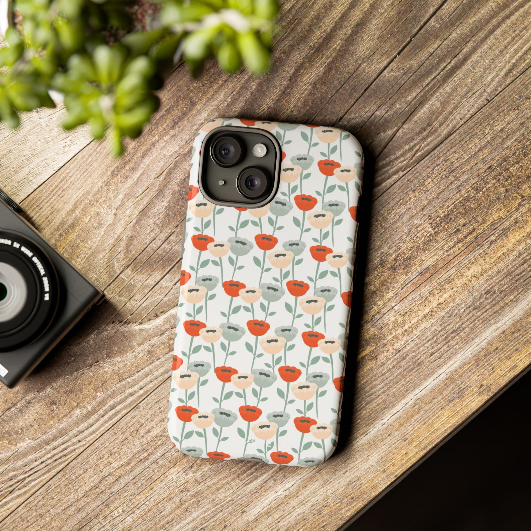Minimalist Floral Elegance - iPhone Case