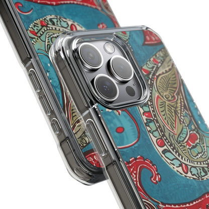 Paisley Floral Fusion iPhone 15 - Impact Clear+