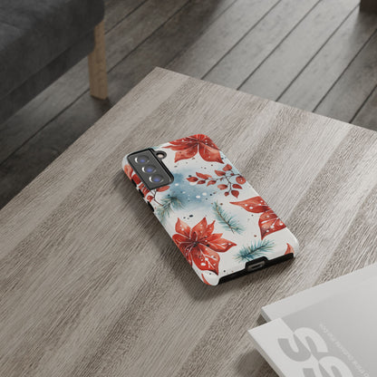 Poinsettias Bloom Bright - Samsung Case