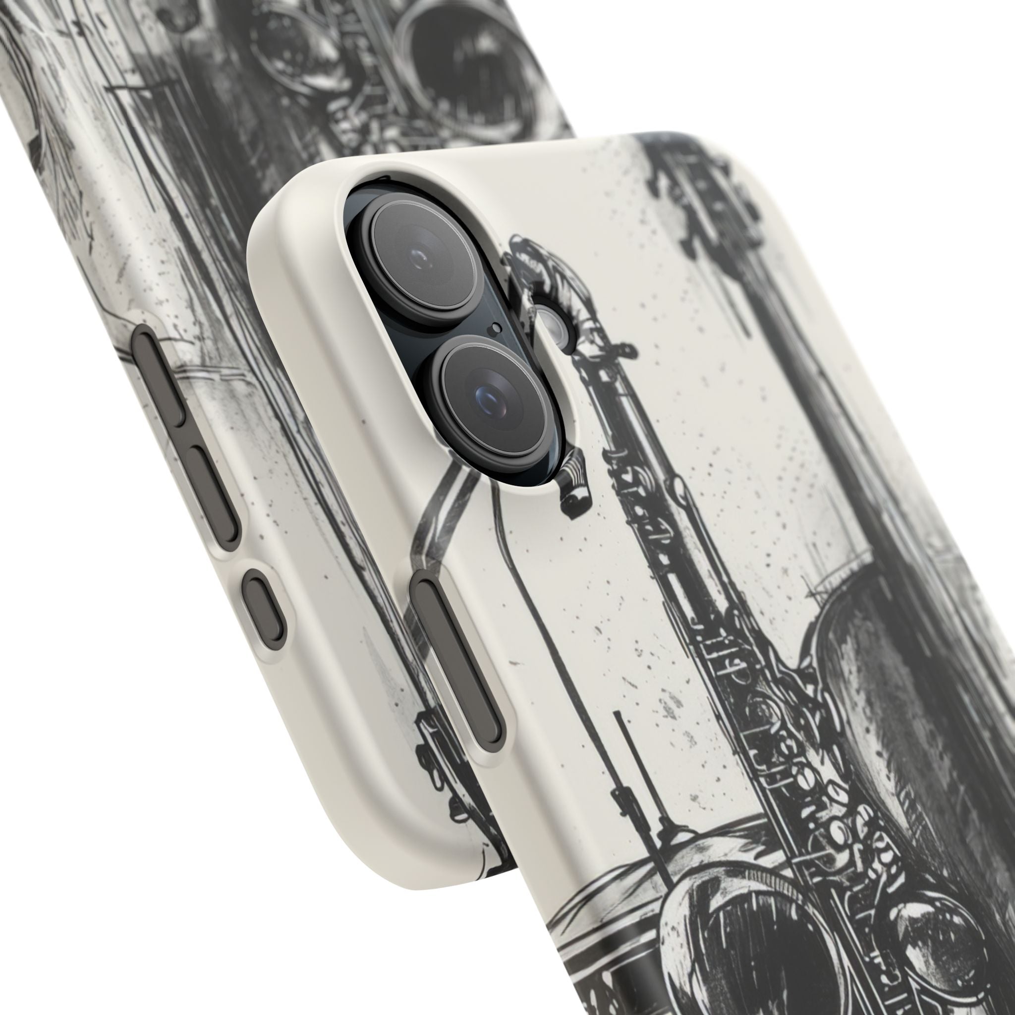 Jazz Instrument Line Symphony iPhone 16 - Slim Phone Case