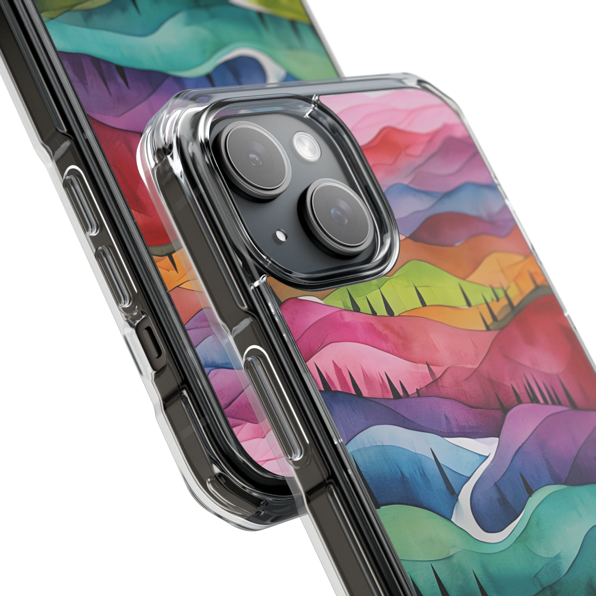 Whimsical Colorful Valleys iPhone Case - Impact