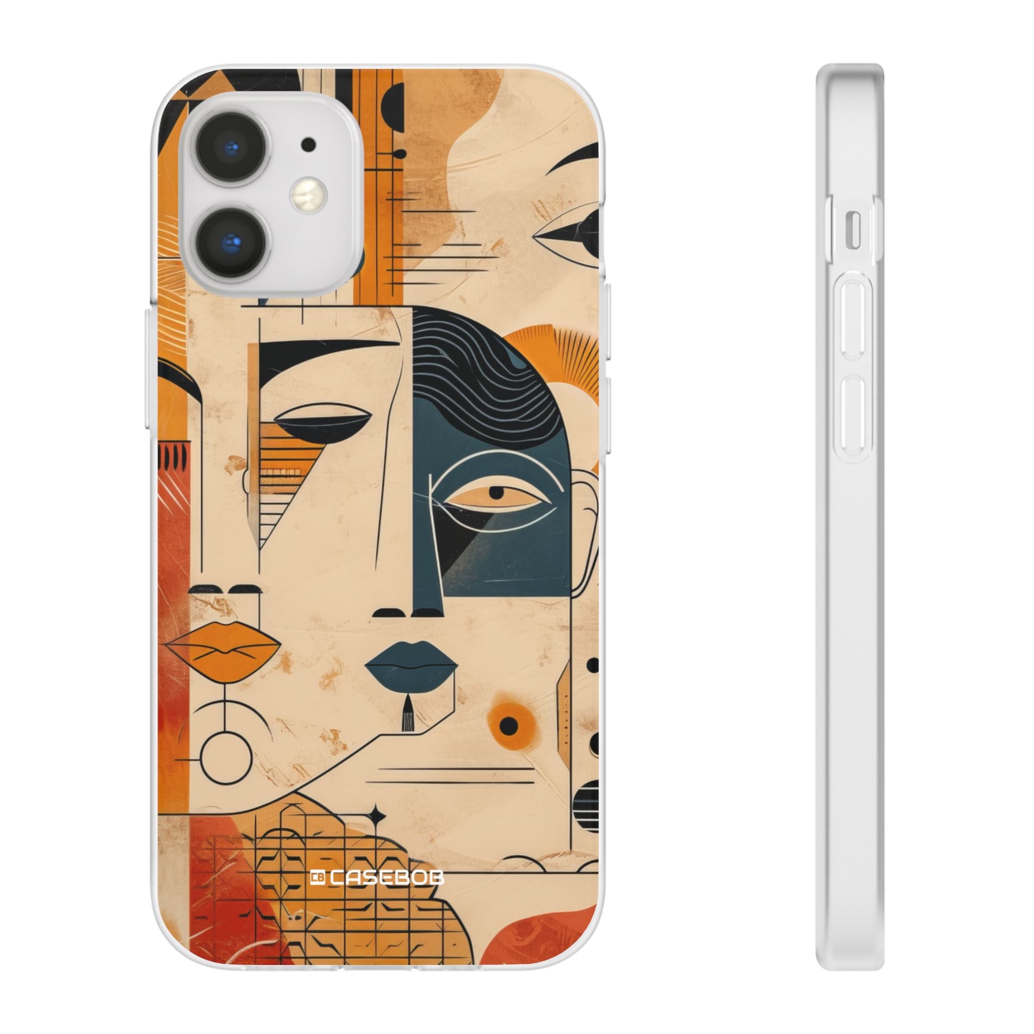 Cubist Introspection | Flexible Phone Case for iPhone