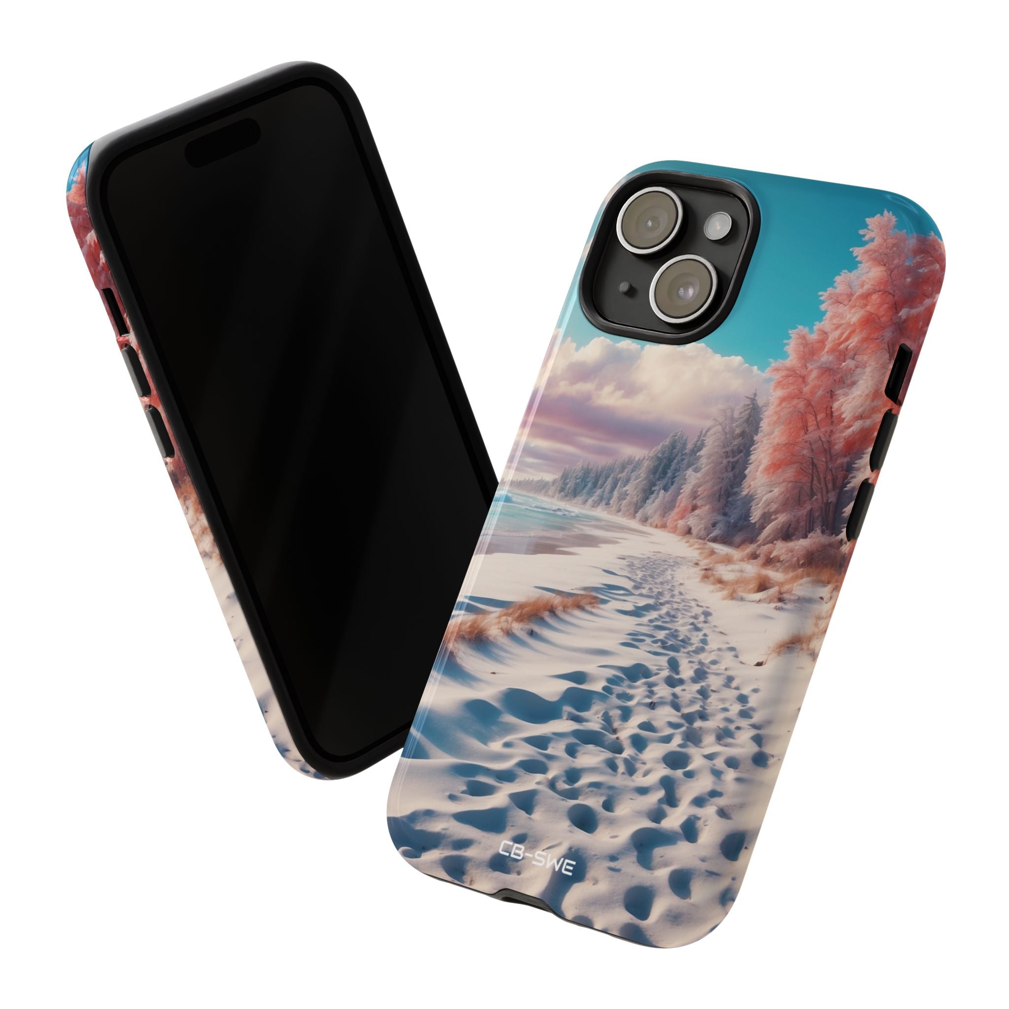 Shadows Embrace Waves - iPhone Case