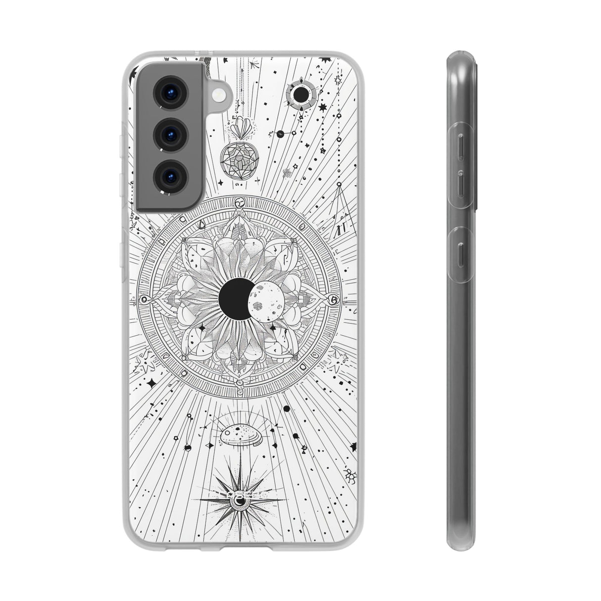 Himmlisches Mandala Mystique | Flexible Handyhülle für Samsung Galaxy