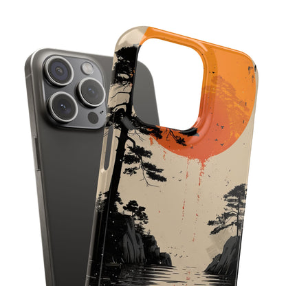 Zen Serenity Sunscape iPhone 15 - Slim Phone Case