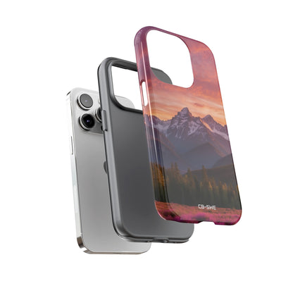 Mountain Peaks Glow - iPhone Case