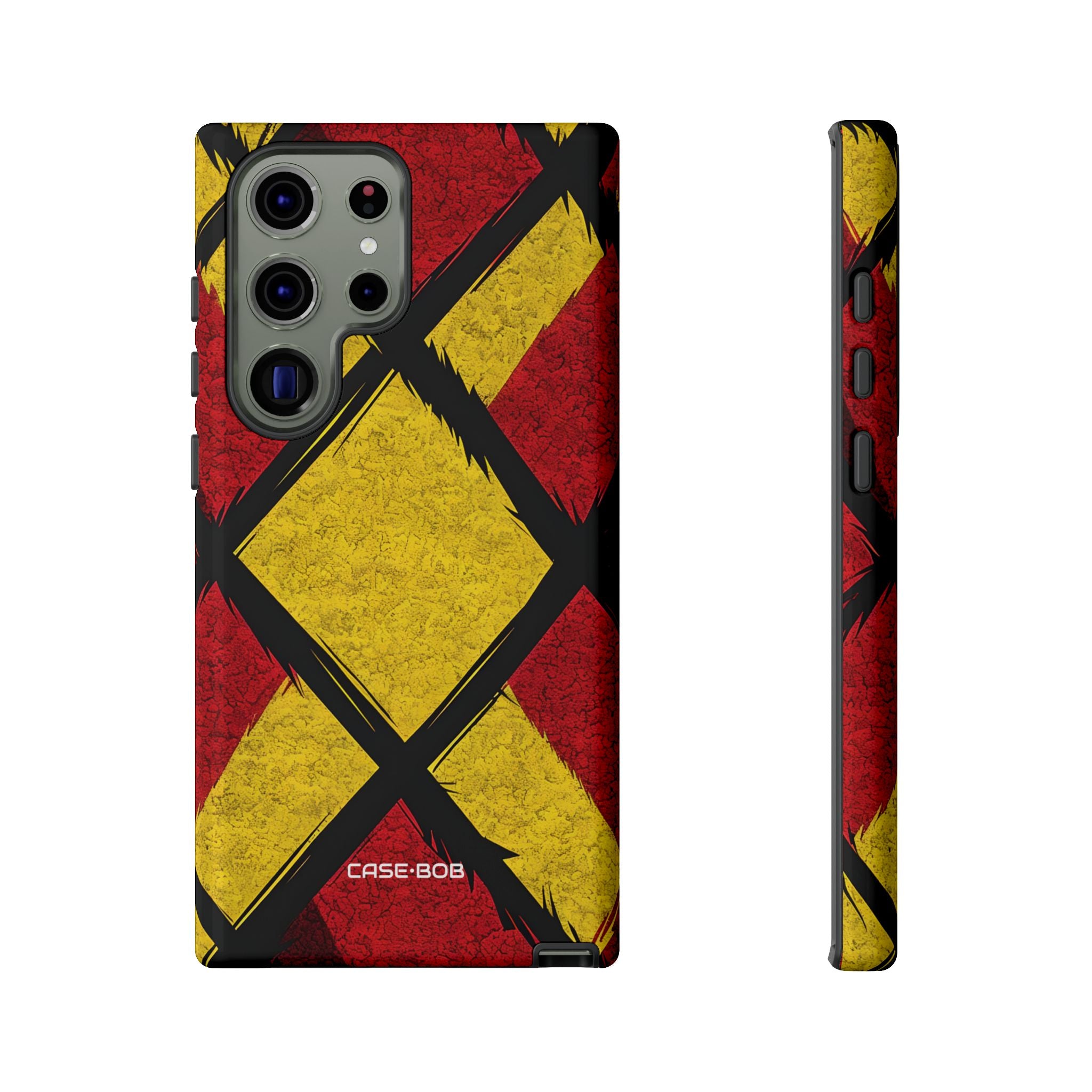 Vibrant Geometric Diamonds Samsung S23 Ultra Case • Tough