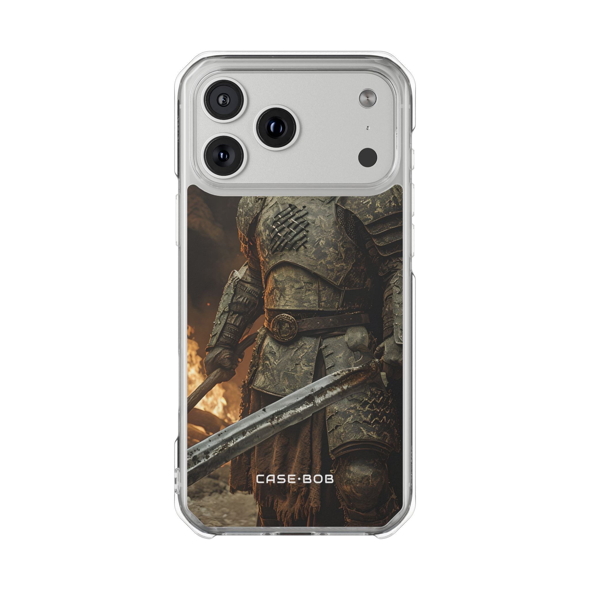 Horned Knight Flame iPhone 17 Pro Max Case - Impact