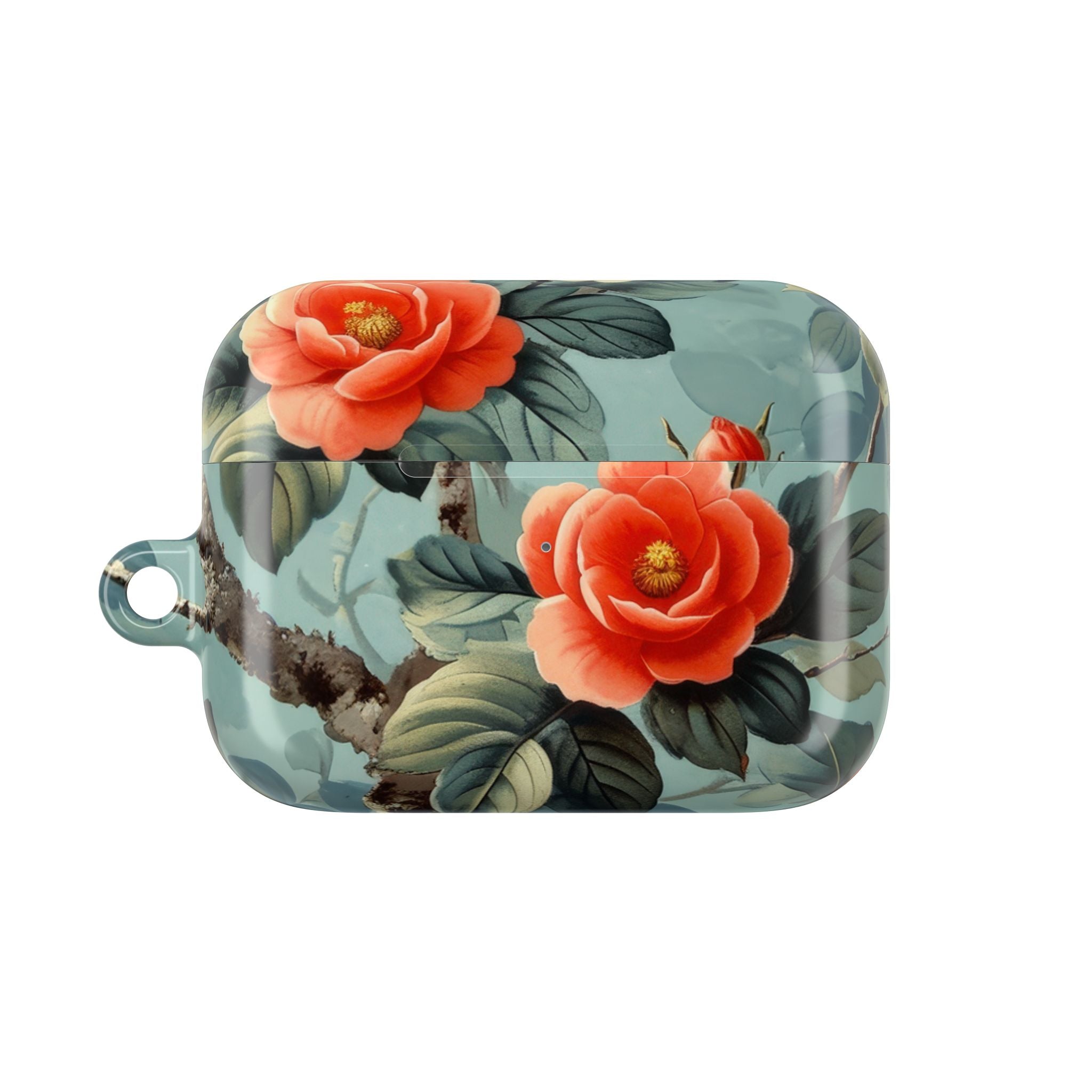 Pink Camellia - AirPods Case