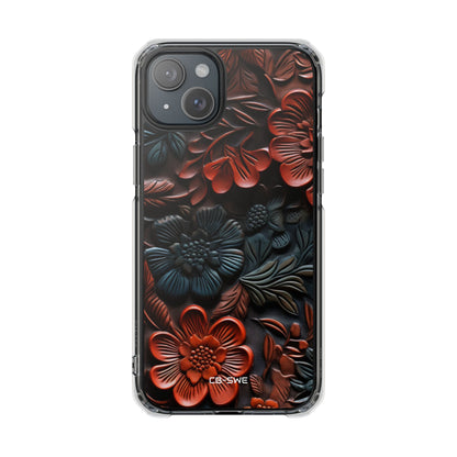 Sculpted Floral Elegance iPhone Case - Impact