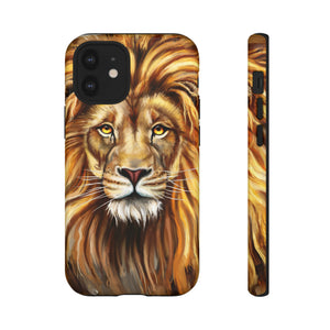 Lion head Digital Painting - Protective Phone Case