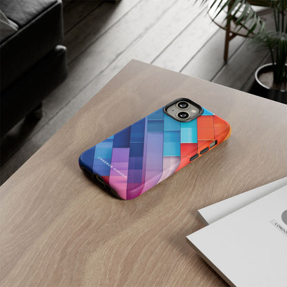 Vibrant GeoFlow iPhone 14 - Tough Phone Case