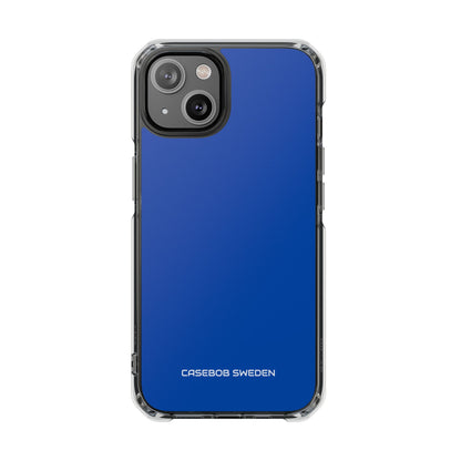 Cobalt Blue - Clear Impact iPhone 14 Phone Case