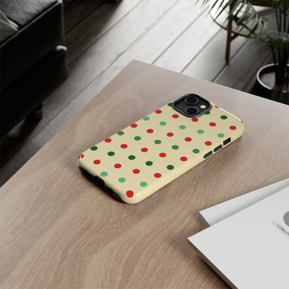 Colorful Dots Dance - iPhone Case