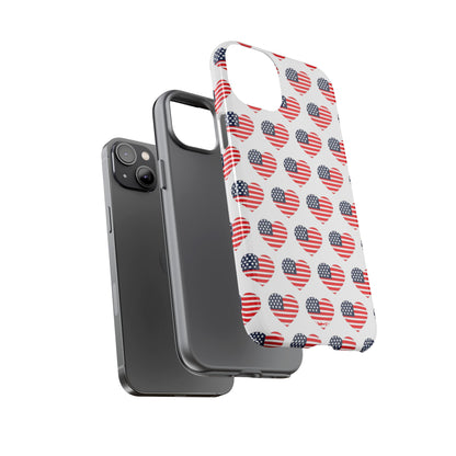 Hearts Embrace Freedom - iPhone Case