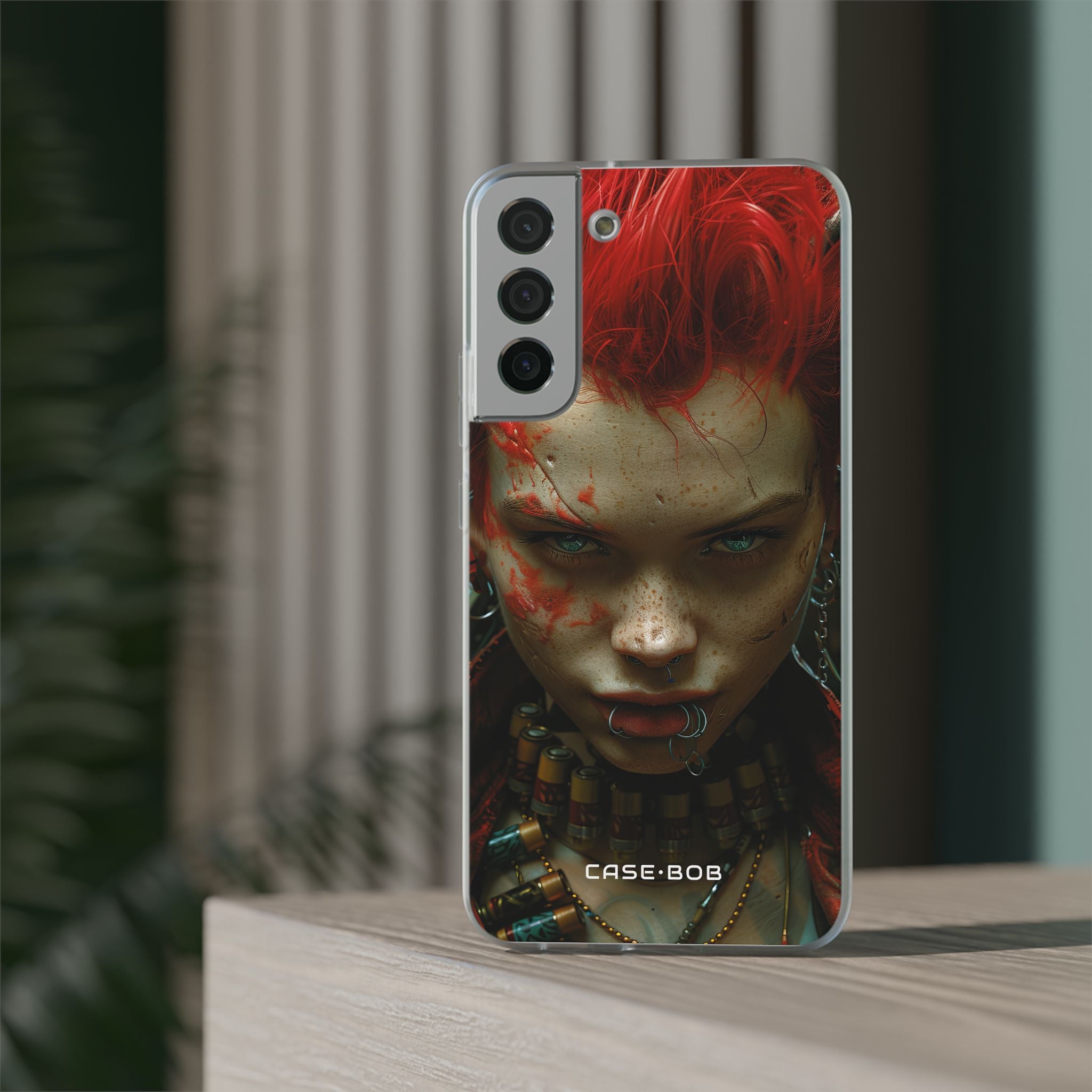 Red Spike Gaze Samsung S22 Plus Case - Soft