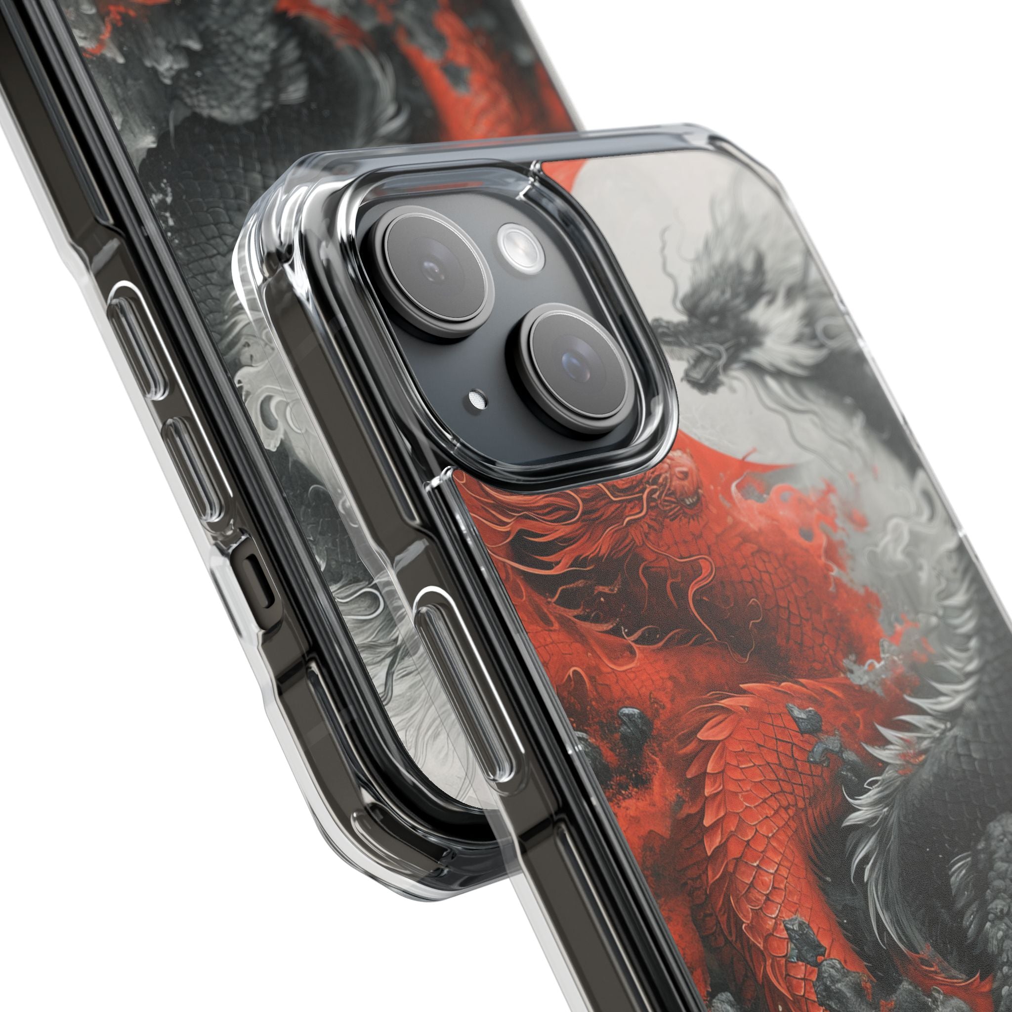Dragon Coil Crimson iPhone 15 Case - Impact