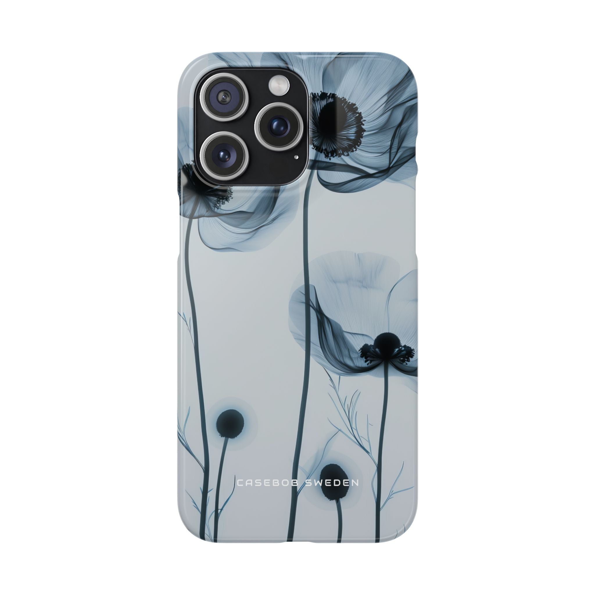 Ethereal X-Ray Flowers iPhone 15 - Slim Phone Case