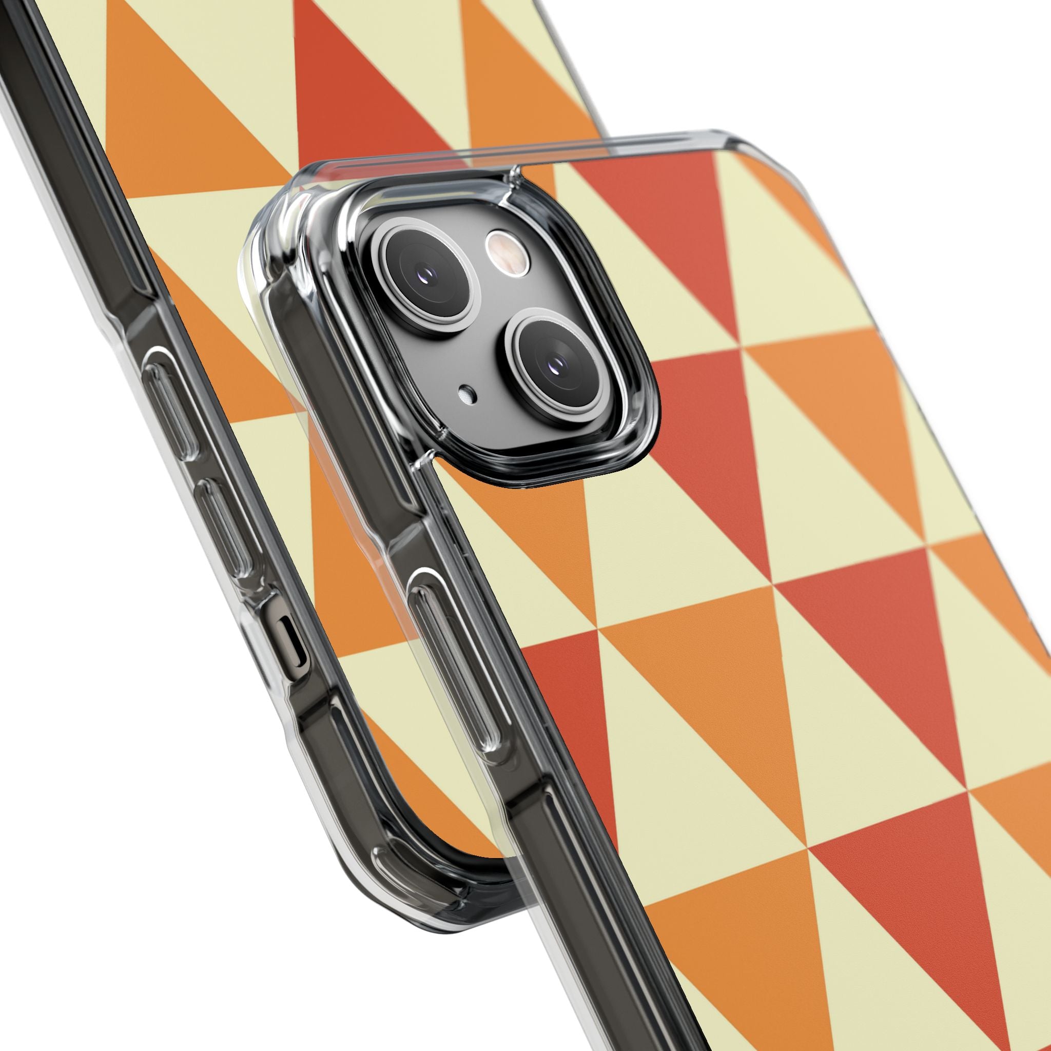 Autumn Triangles Dance iPhone Case - Impact