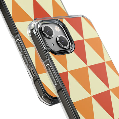 Autumn Triangles Dance iPhone Case - Impact