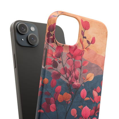 Vibrant Floral Harmony iPhone 15 - Slim Phone Case