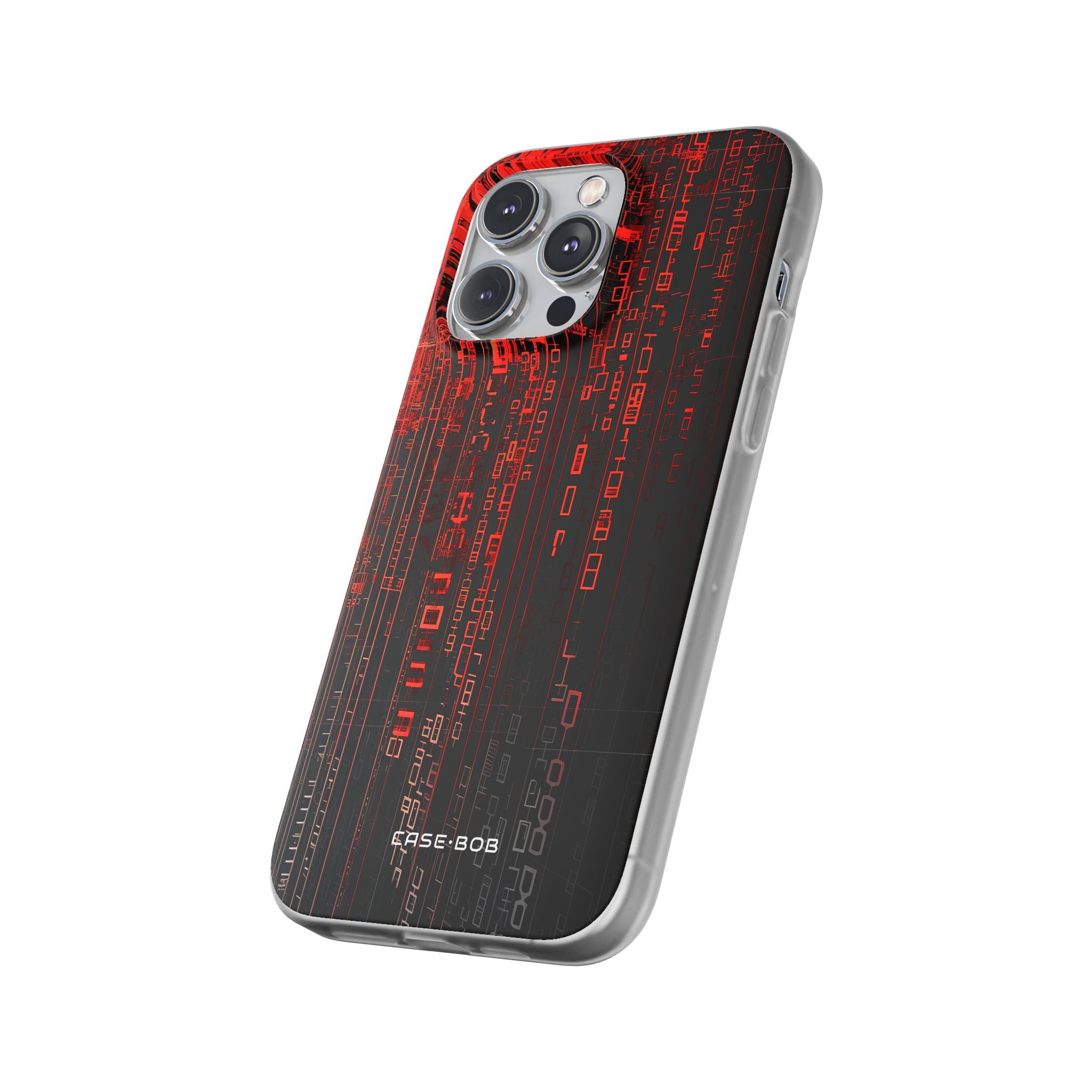 Crimson Glyphs iPhone 14 Pro Max Case - Soft