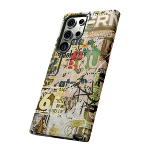 Grunge Vintage Poster - Protective Phone Case