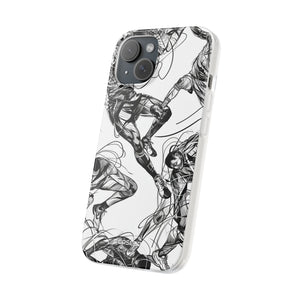 Dynamic Athletic Surrealism | Flexible Phone Case for iPhone