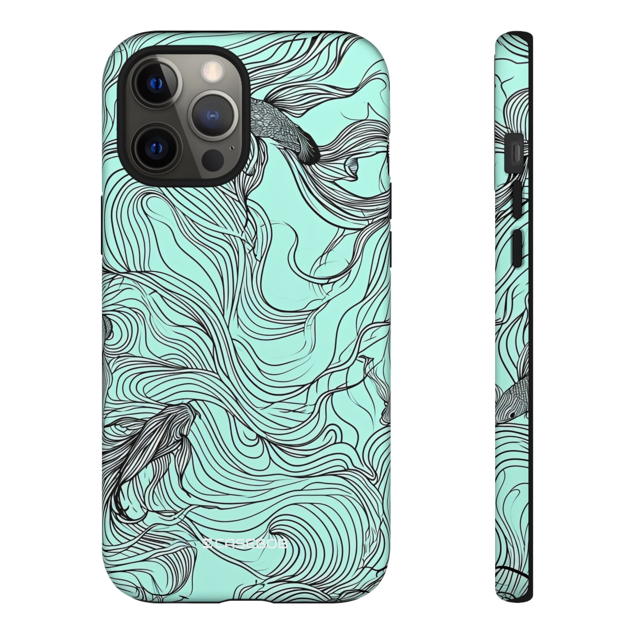 Aqua Serenity | Protective Phone Case for iPhone