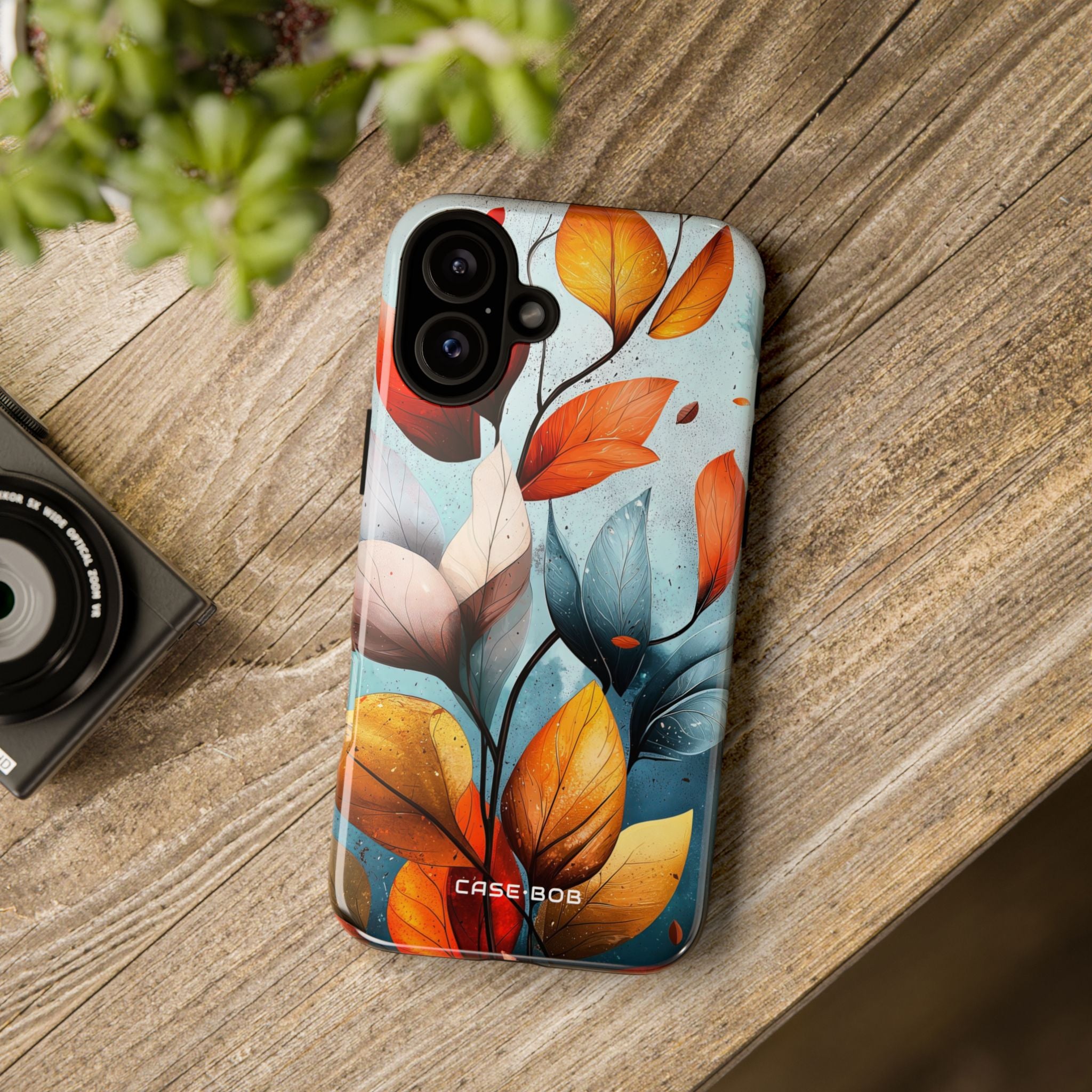 Vibrant Leaf Cluster iPhone 16 Plus Case - Tough