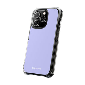 Lavendelblau | Handyhülle für iPhone (Clear Impact Case – magnetisch)