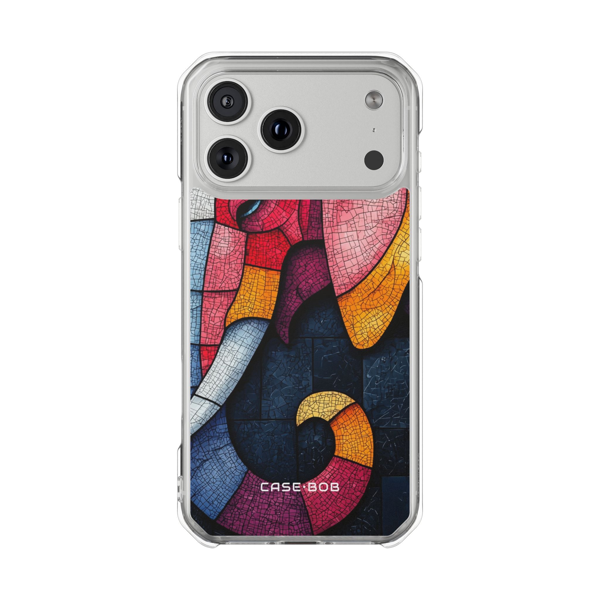 Mosaic Elephant iPhone 17 Pro Max Case - Impact