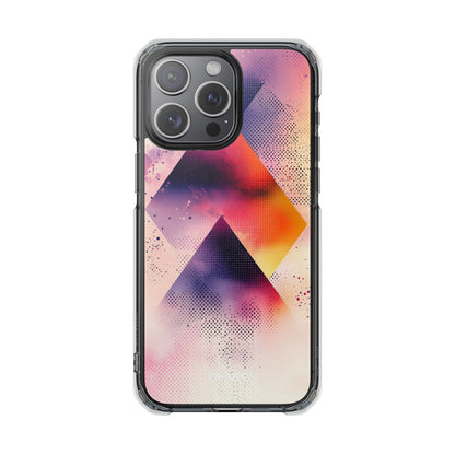 Vivid Triangles Ascend iPhone Case - Impact