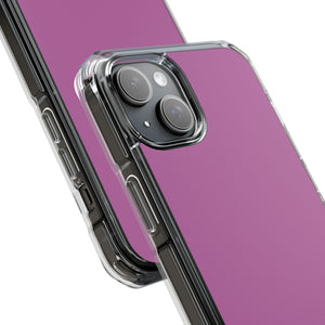 Pearly Purple | Handyhülle für iPhone (Clear Impact Case - Magnetisch) 