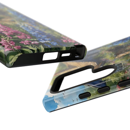 Cottage Surrounded Blossoms - Samsung Case