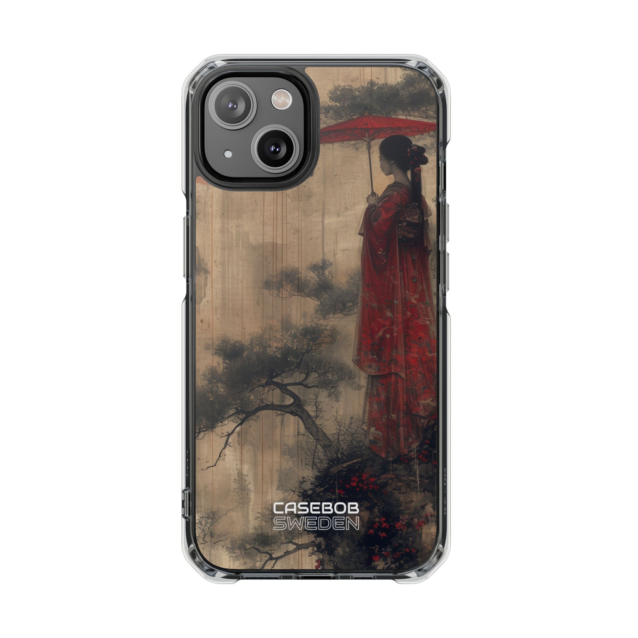 Crimson Umbrella Vista iPhone 14 - Impact Clear+