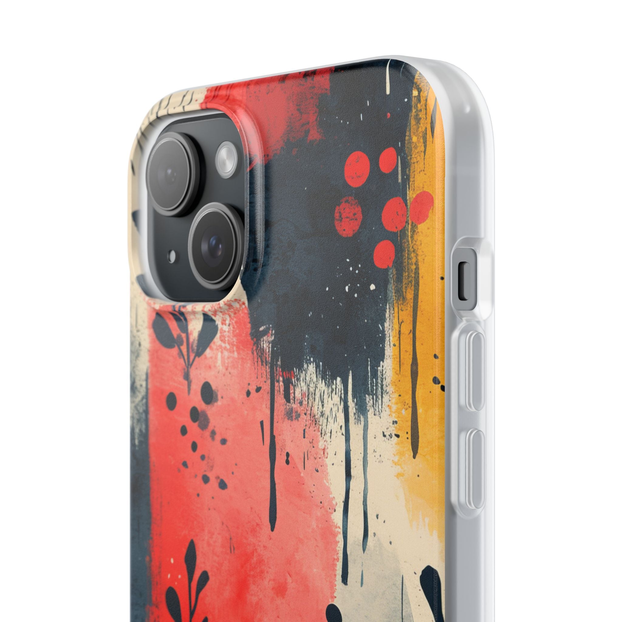 Vibrant Floral Energy iPhone 15 - Flexi Phone Case