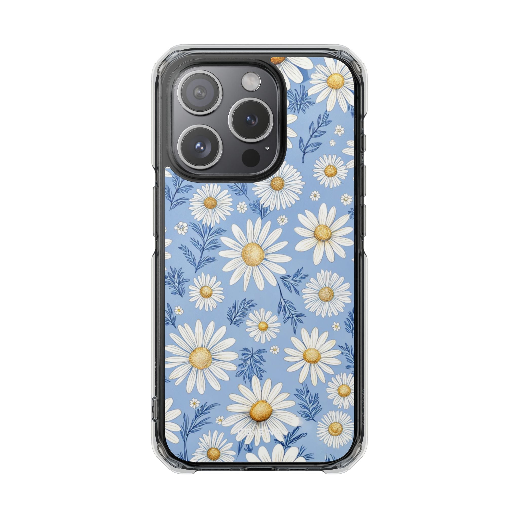 Daisies On Blue iPhone Case - Impact