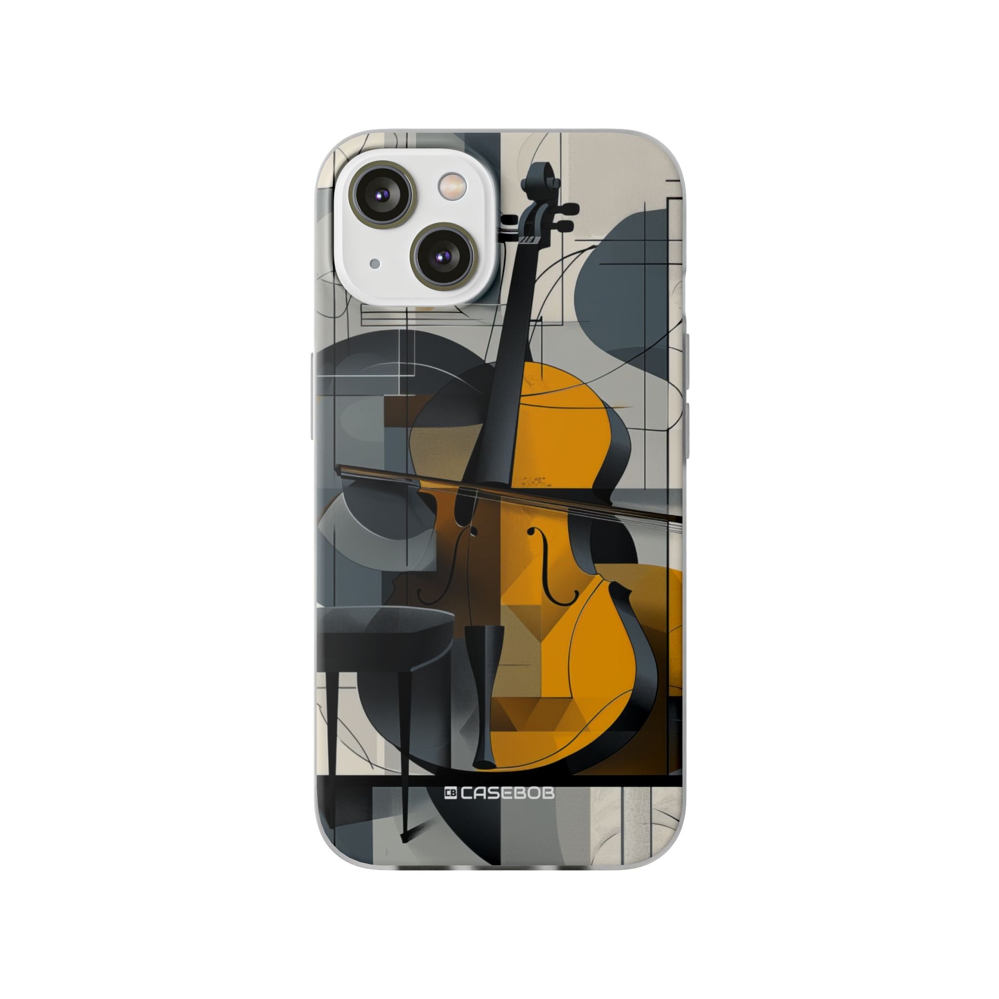 Cello Abstraction | Flexible Phone Case for iPhone