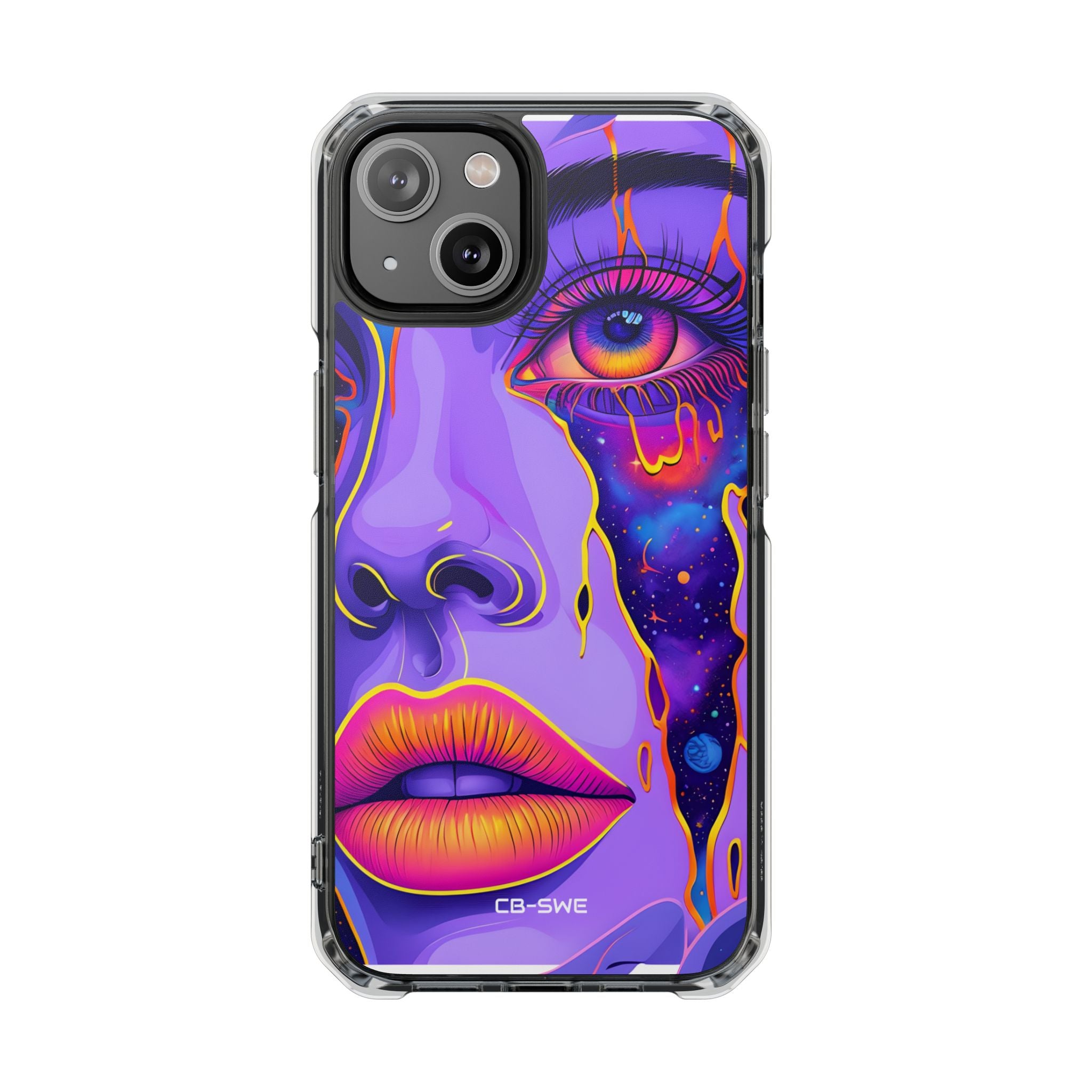 Cosmic Dreamscape Eye iPhone Case - Impact