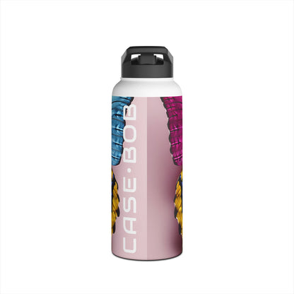 Vibrant Monarch - Stainless Steel Water Bottle